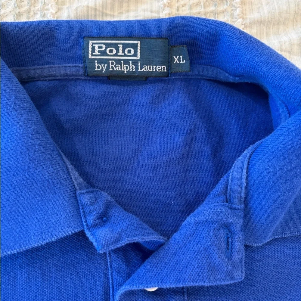 Polo Ralph Lauren Blue Polo Shirt Men’s Size XL Short Sleeve Cotton Pony
